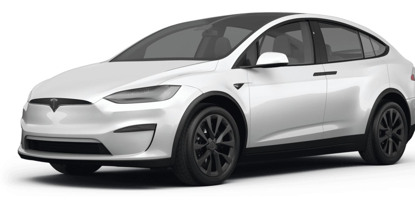 TESLA MODEL X 2021 5YJXCBE20MF320485 image